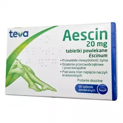 Аэсцин таблетки 20мг 90шт фото