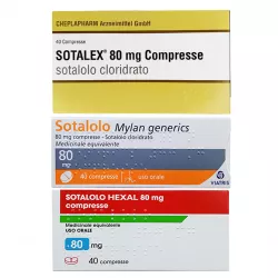 Соталол Гексал :: Соталекс Cheplapharm 80мг таб. №40 фото