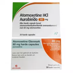 Атомоксетин 80 мг Европа :: Аналог Когниттера :: Teva / Glenmark / Aurobindo капс. №28 фото